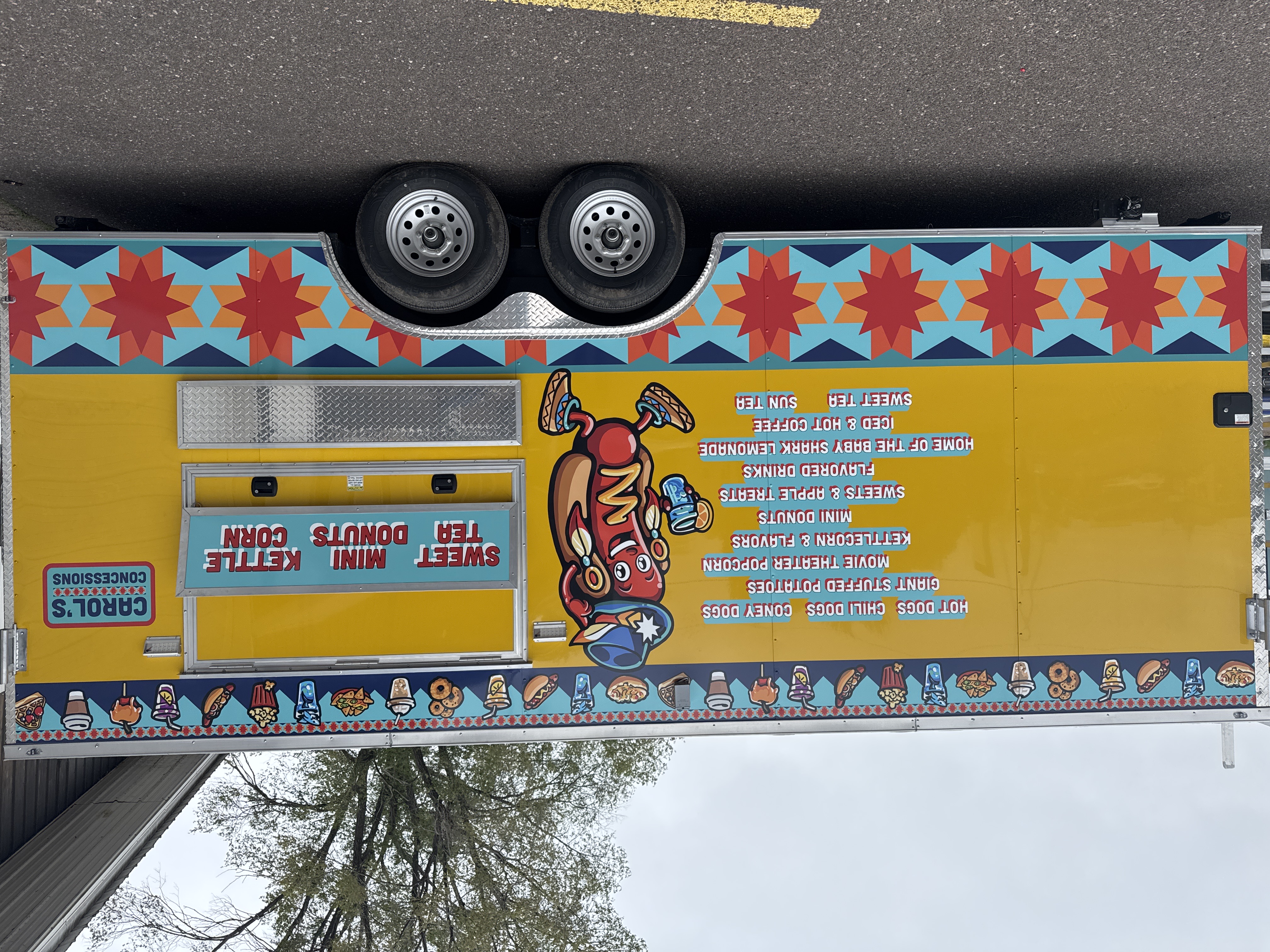 Carol's Concessions wrap rear