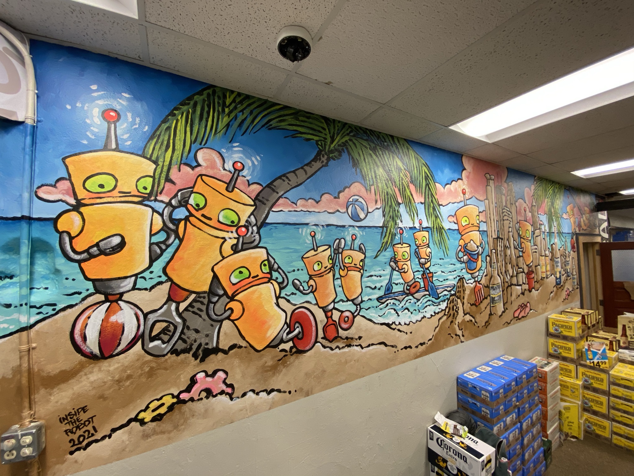 Central Corona mural detail