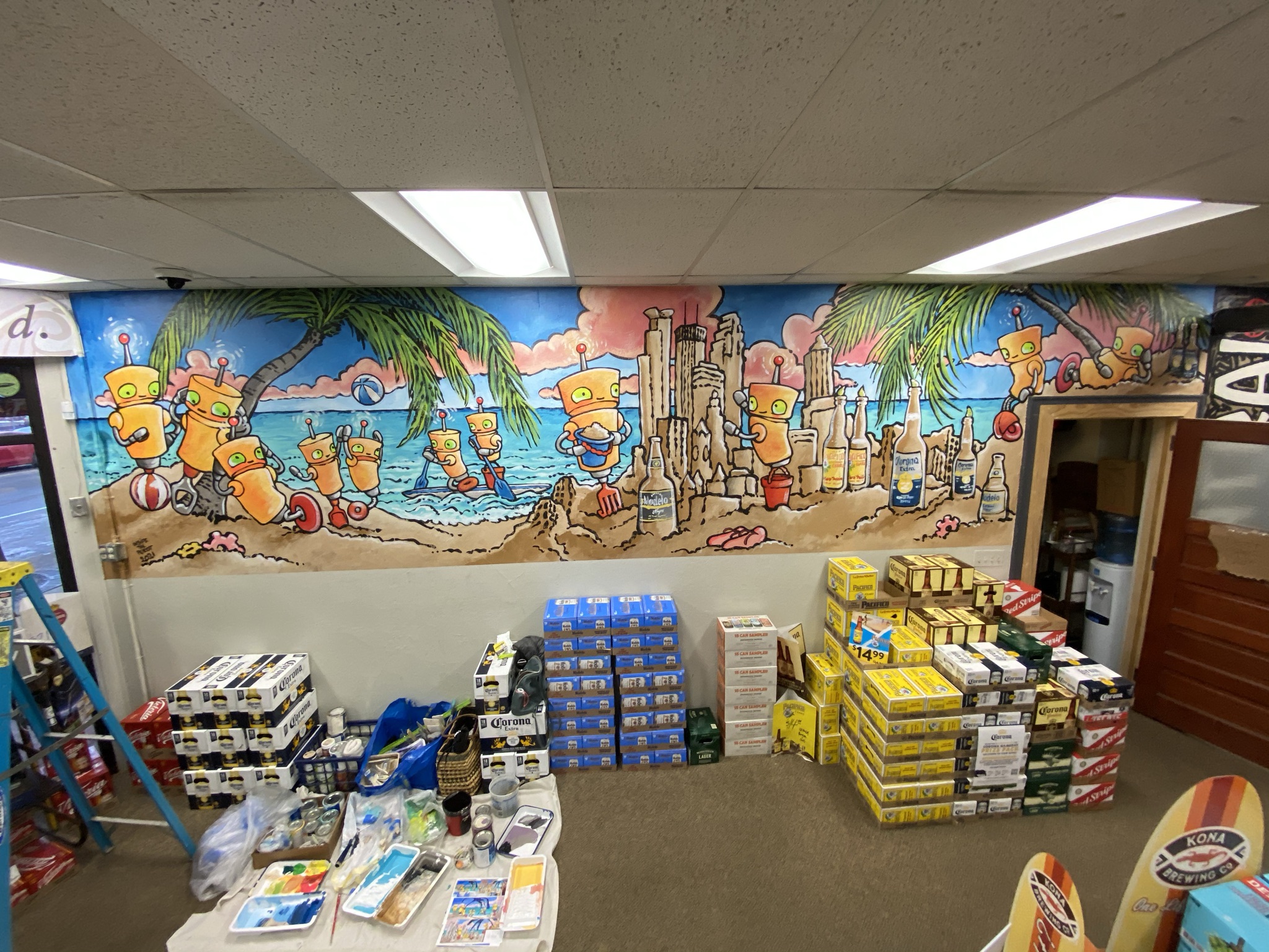 Central Corona Mural