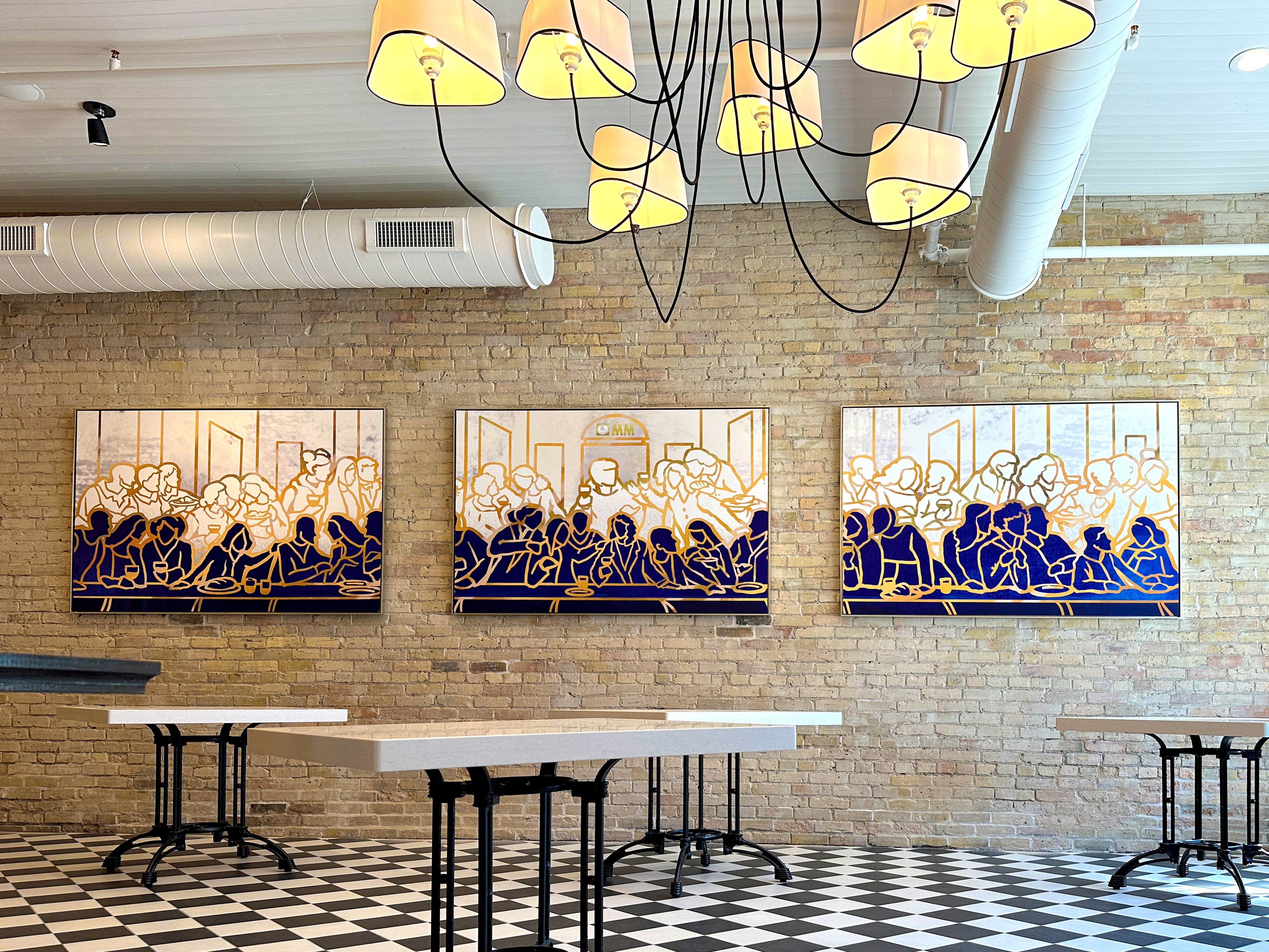 Restaurant wall art dining room