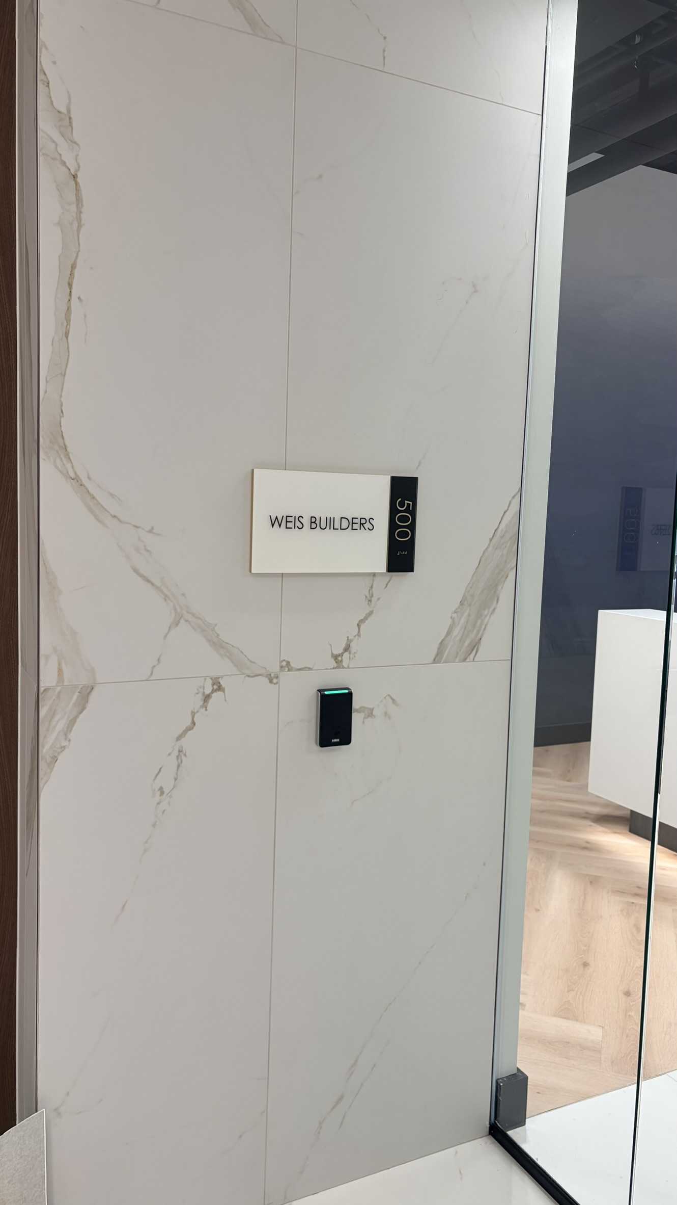 ADA room signage installation