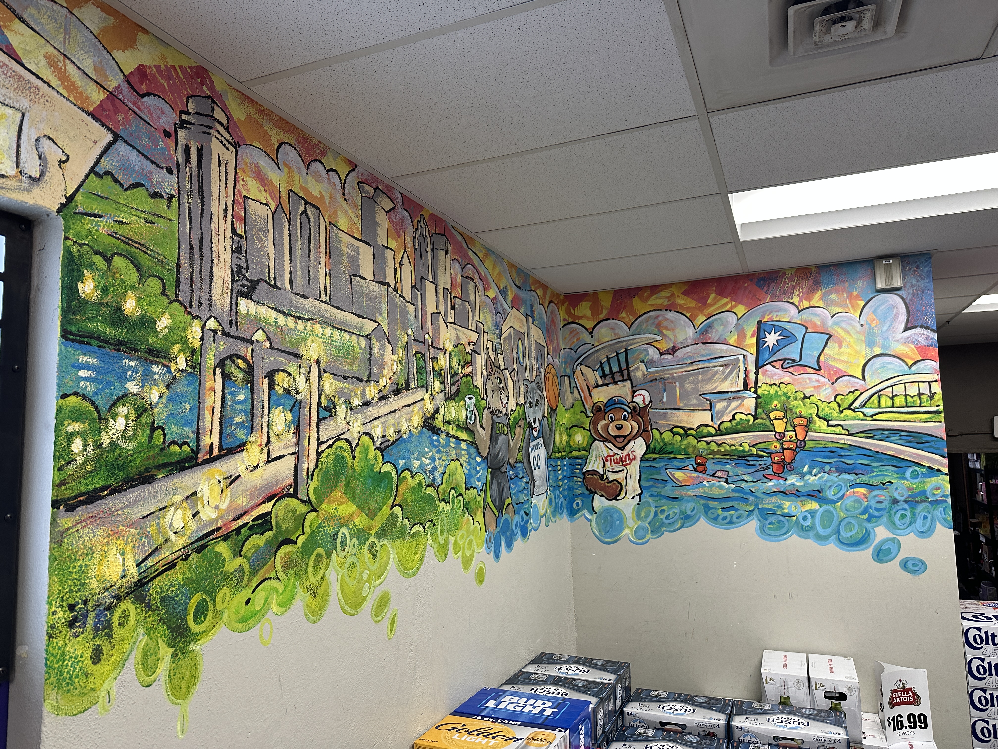 Skylines & Sports Mural